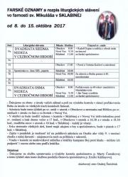 Oznamy41 - Oznamy 41 týždeň